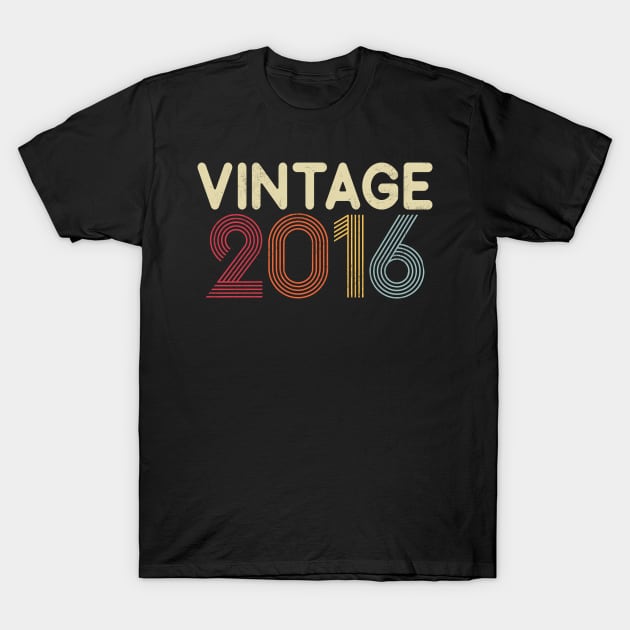 2016 Vintage T-Shirt by Saulene